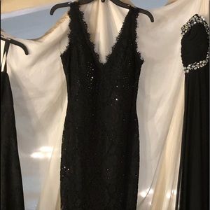Betsy & Adam Black Dress size 10